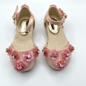 NWT Joyfolie Flower and Diamond Mary Janes